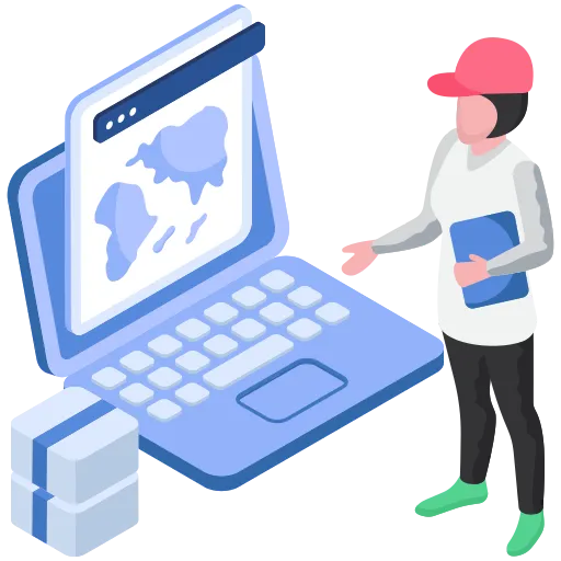 Package tracking icon for the USMX real-time tracking app